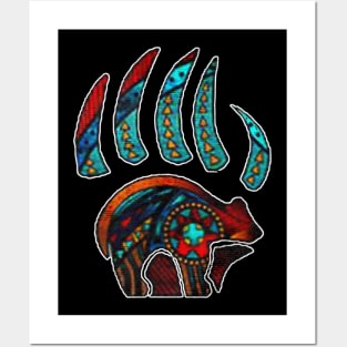 Native American Bear Claw Posters and Art